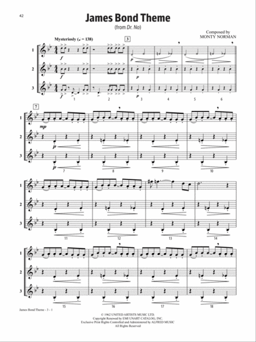 Solos, Duets & Trios for Winds -- Movie Favorites image number null