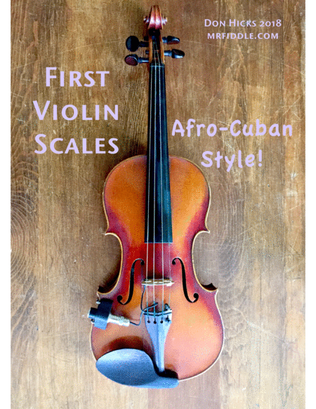 Book cover for First Violin Scales - Afro-Cuban Style