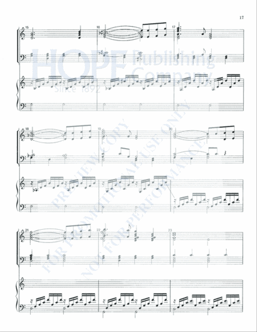 Key Rings Handbell Choir scores gallery preview page 20