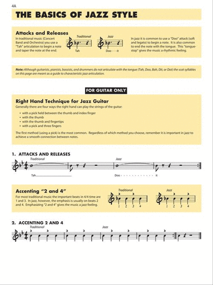 Essential Elements for Jazz Ensemble – Guitar Jazz Ensemble scores gallery preview page 6