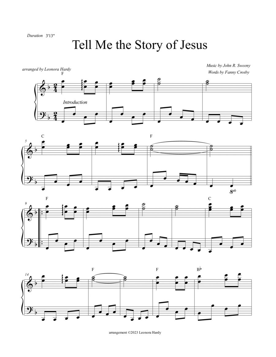Tell Me the Story of Jesus (bluegrass) image number null