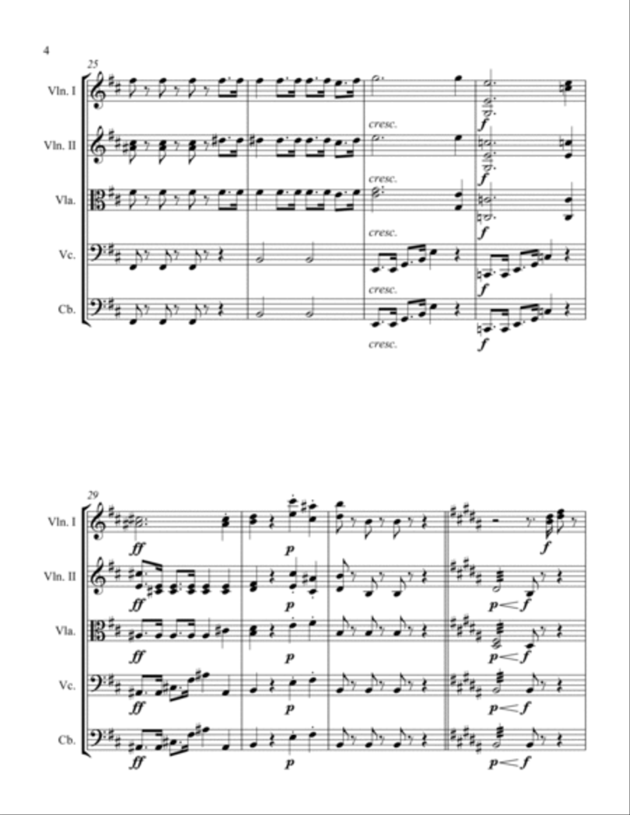 Trauermarsch Trauermarsch String Orchestra scores gallery preview page 4