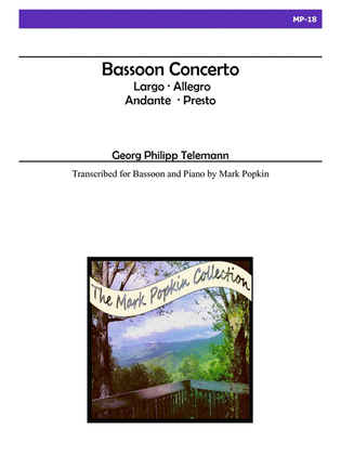 Book cover for Bassoon Concerto
