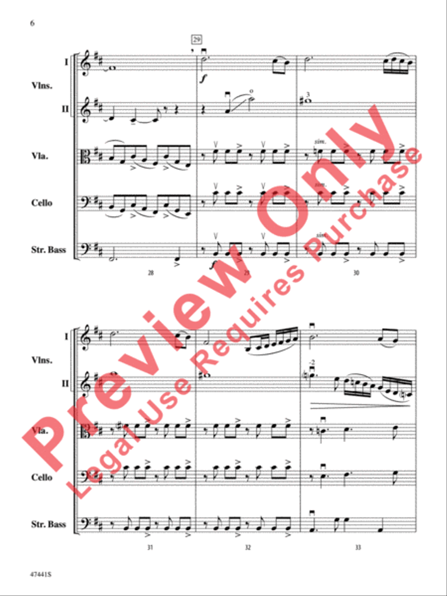 Milonga del Angel String Orchestra scores gallery preview page 7