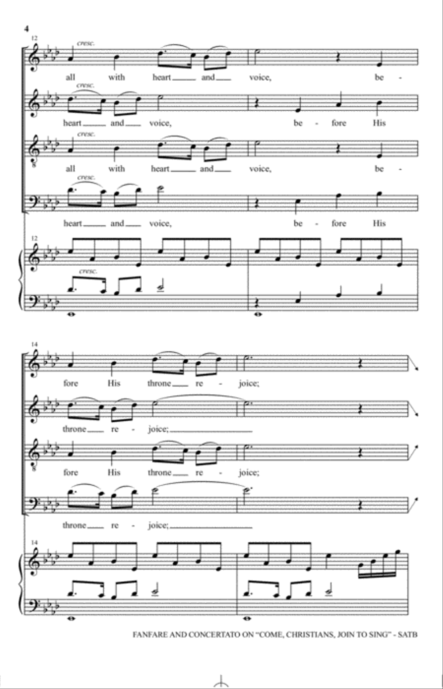 Fanfare And Concertato On 