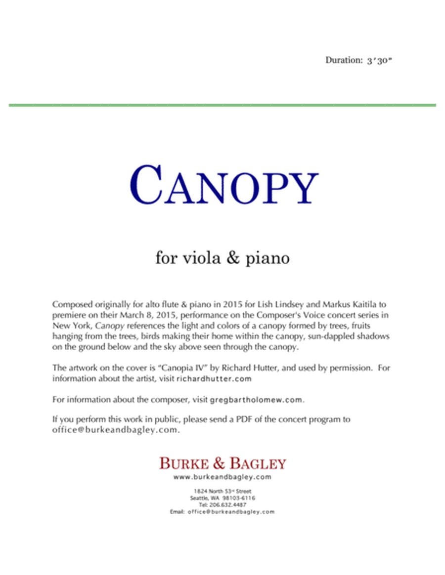 Canopy for viola & piano image number null