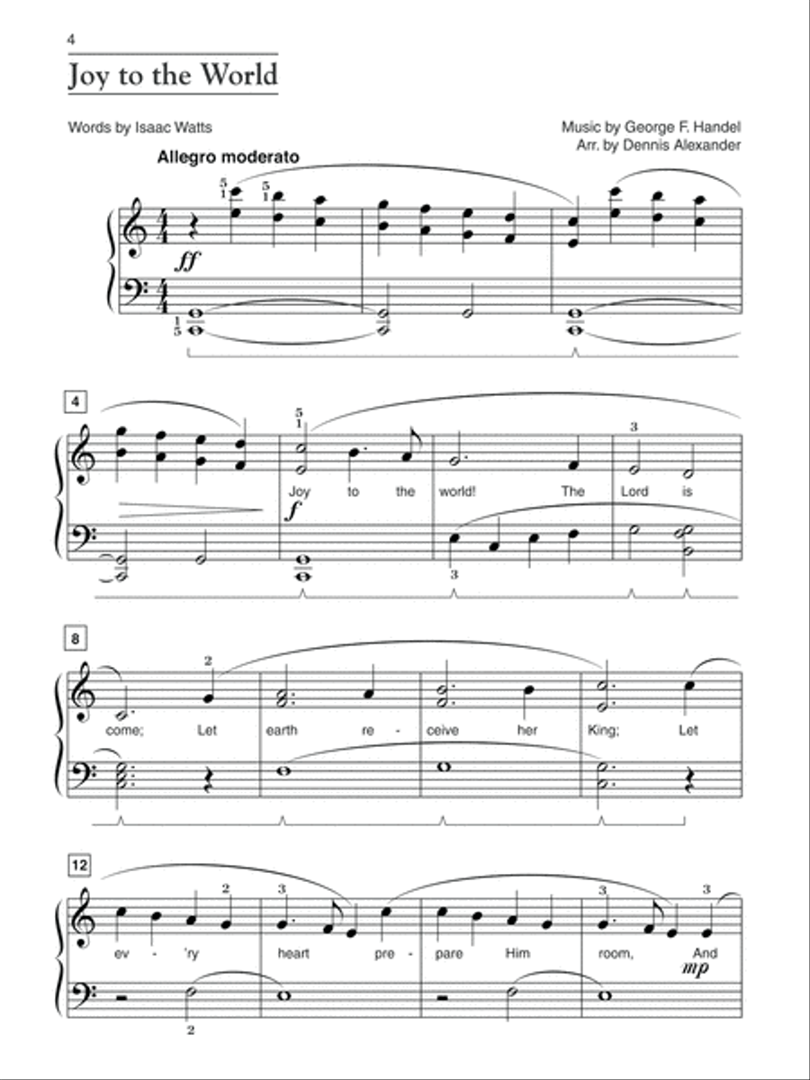 Alfred's Basic Adult All-in-One Christmas Piano, Book 2 Piano Method scores gallery preview page 7