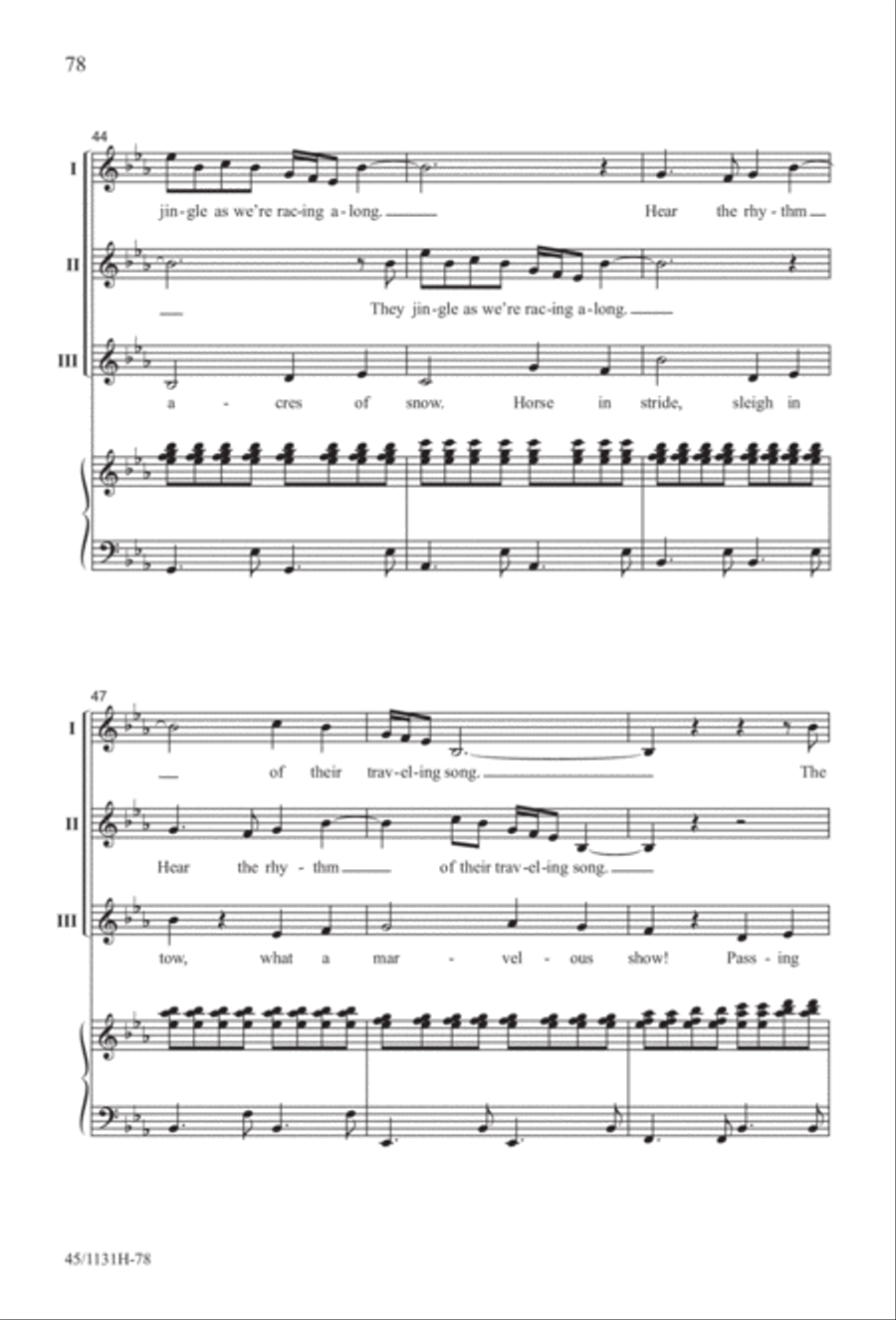 Singable Solutions for Winter Holidays 2-Part scores gallery preview page 78