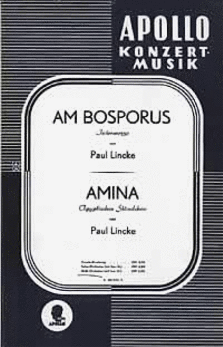 Am Bosporus / Amina Orchestra scores gallery preview page 1