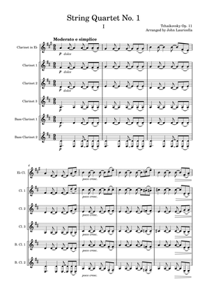 String Quartet Op. 11, I