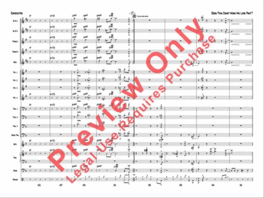 Does This Chart Make Me Look Phat? Jazz Ensemble scores gallery preview page 20