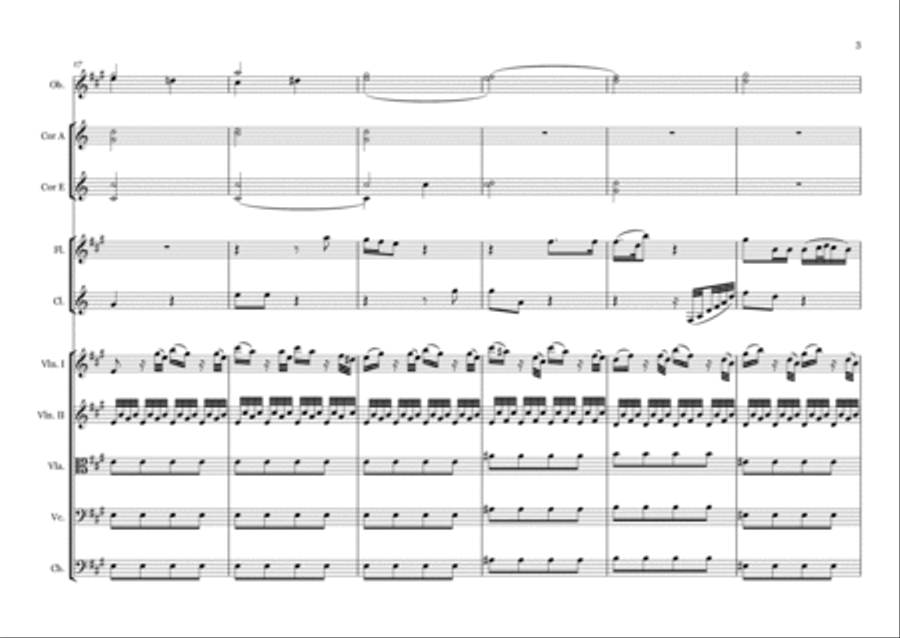 Mitridate, rè di Ponto, K. 87 - Se viver non degg'io (Arr. James Strauss) Chamber Music scores gallery preview page 5