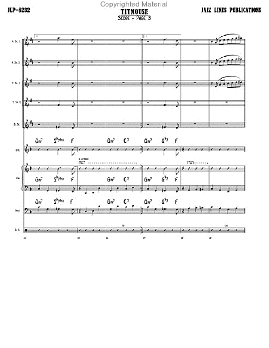 Titmouse Jazz Ensemble scores gallery preview page 6