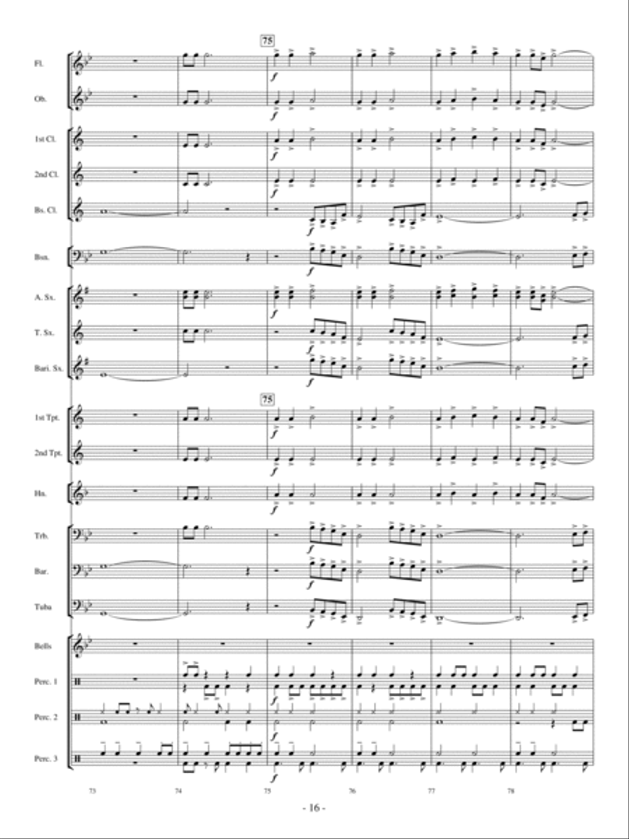 Sakura Concert Band scores gallery preview page 15