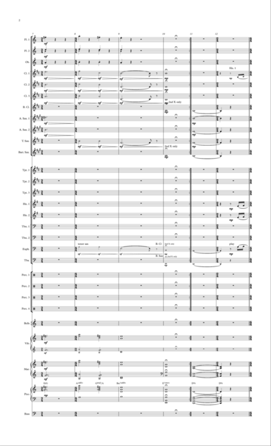Planetarium Concert Band scores gallery preview page 2