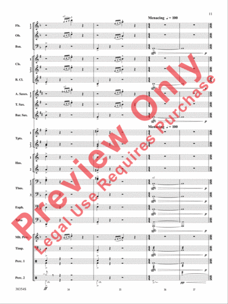 Band-O-Ween Concert Band scores gallery preview page 12