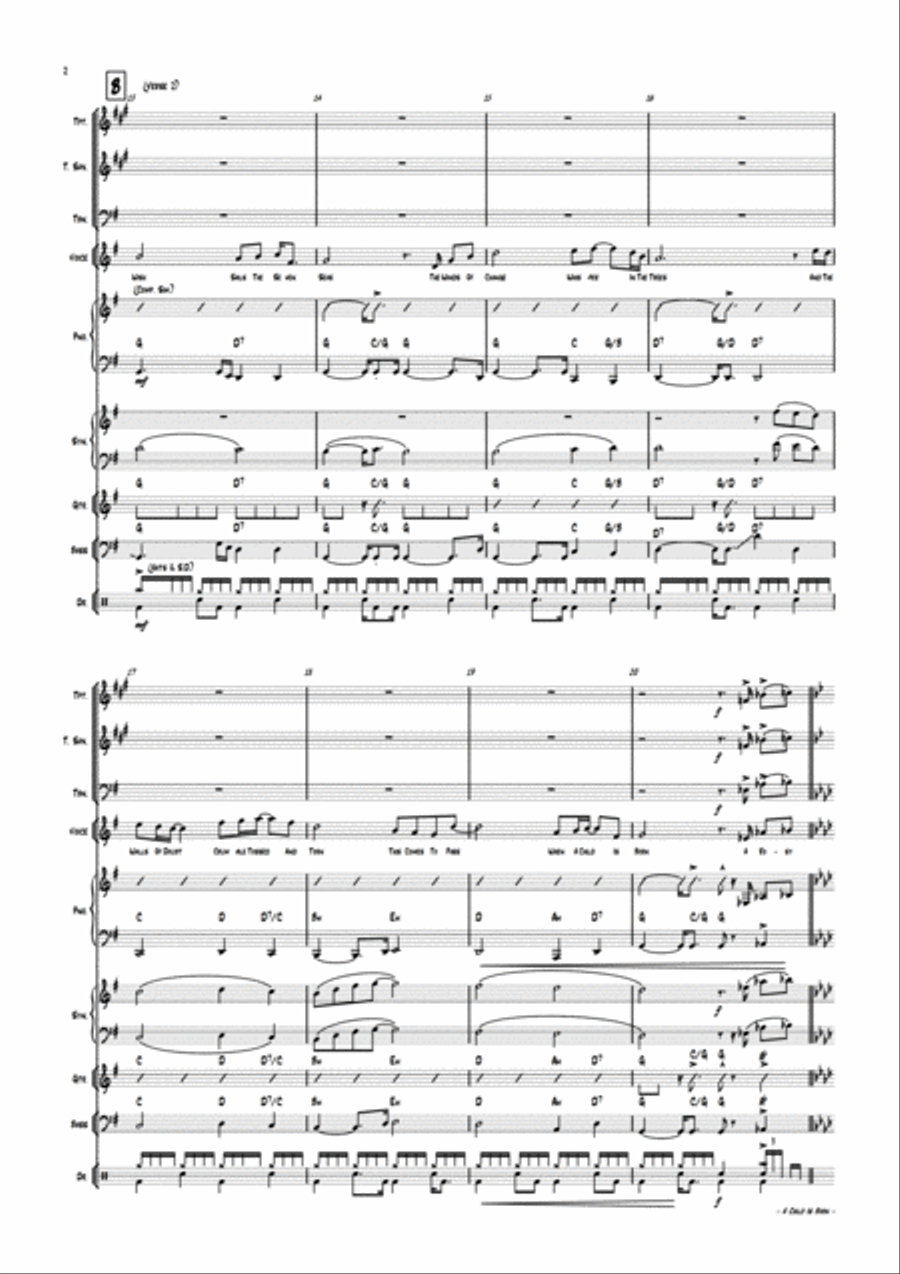 When A Child Is Born When A Child Is Born Large Ensemble scores gallery preview page 5