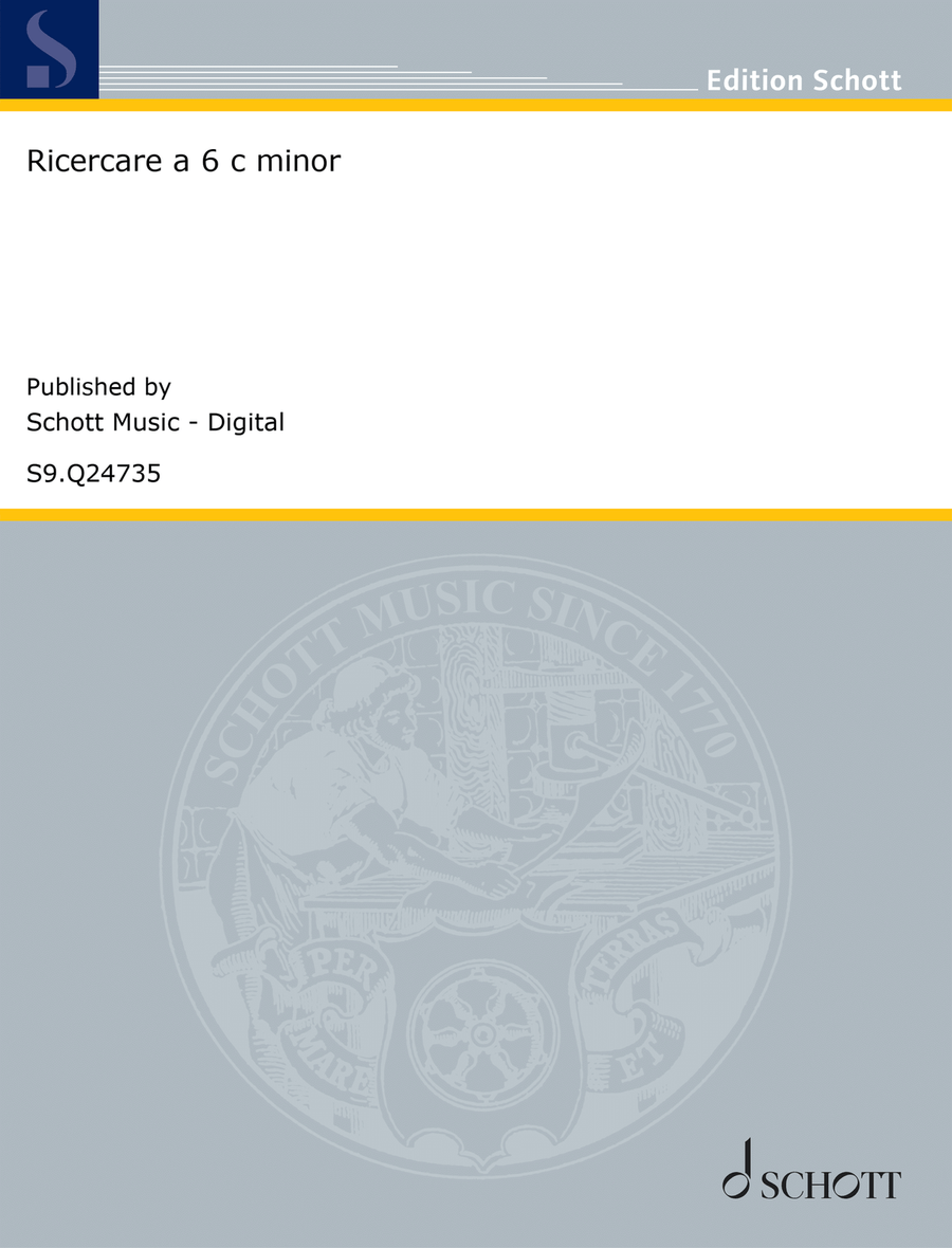 Ricercare a 6 c minor