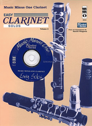 Book cover for Easy Clarinet Solos, Vol. II - Student Level