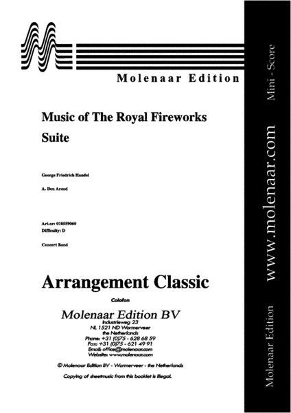 Music of the Royal Fireworks