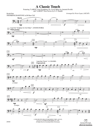 A Classic Touch: (wp) 1st B-flat Trombone B.C.