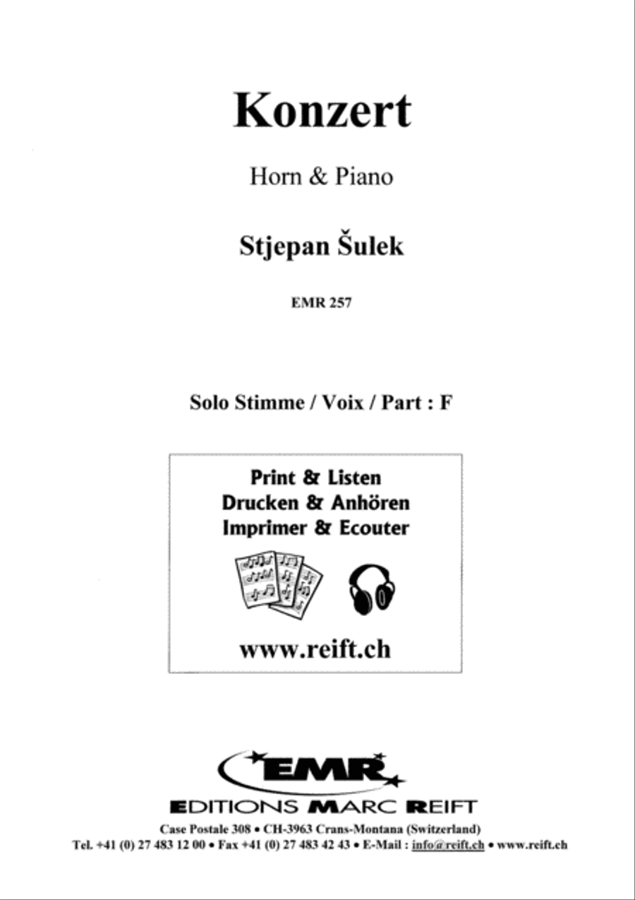 Konzert Konzert Horn scores gallery preview page 14