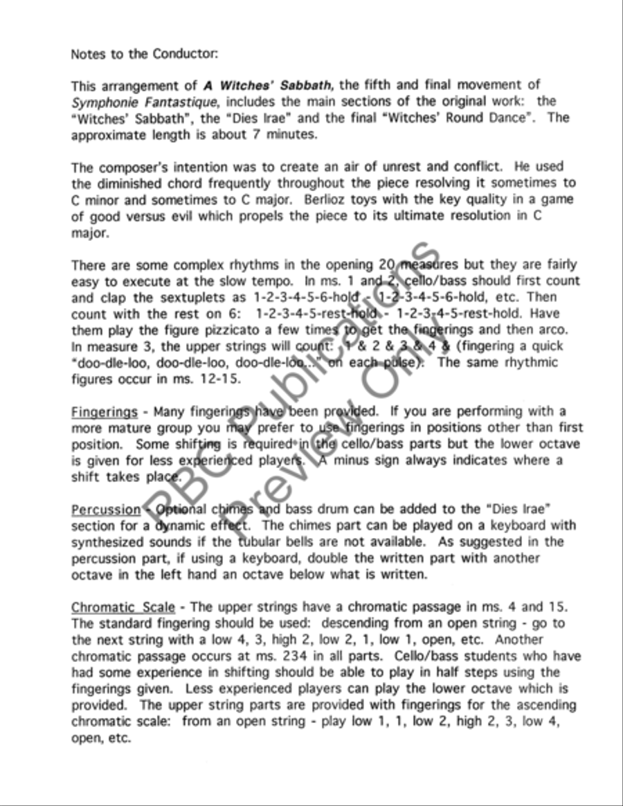 Witches Sabbath (Score) Witches Sabbath (Score) String Orchestra scores gallery preview page 3