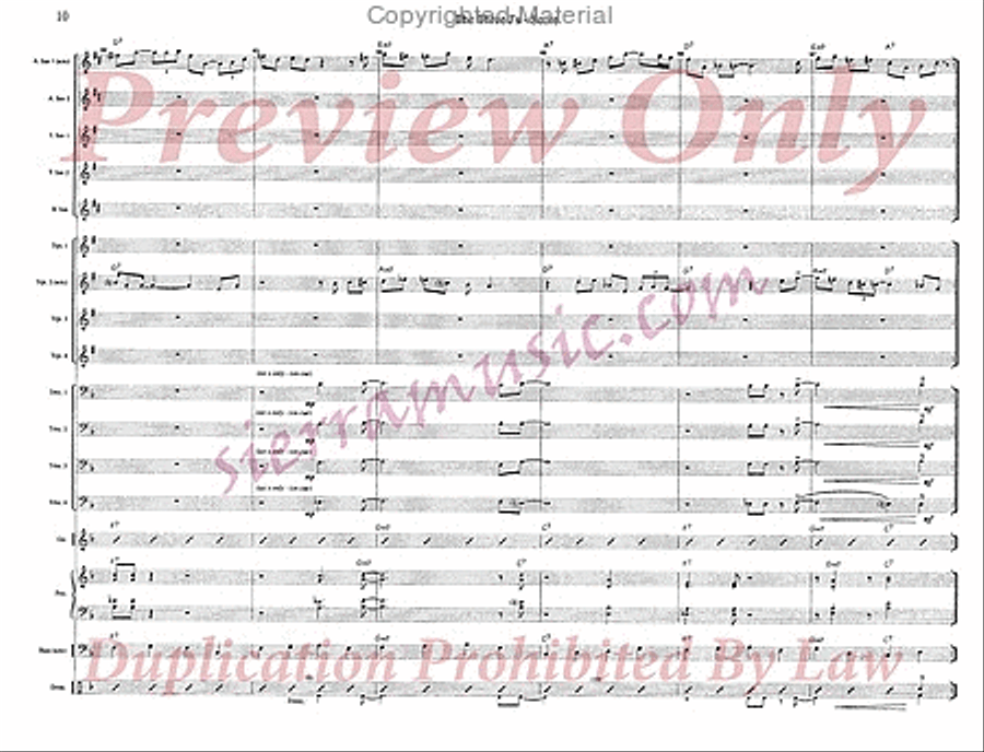 The Three J's The Three J's Jazz Ensemble scores gallery preview page 11