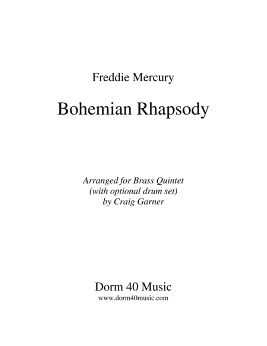 Bohemian Rhapsody Brass Ensemble scores gallery preview page 1