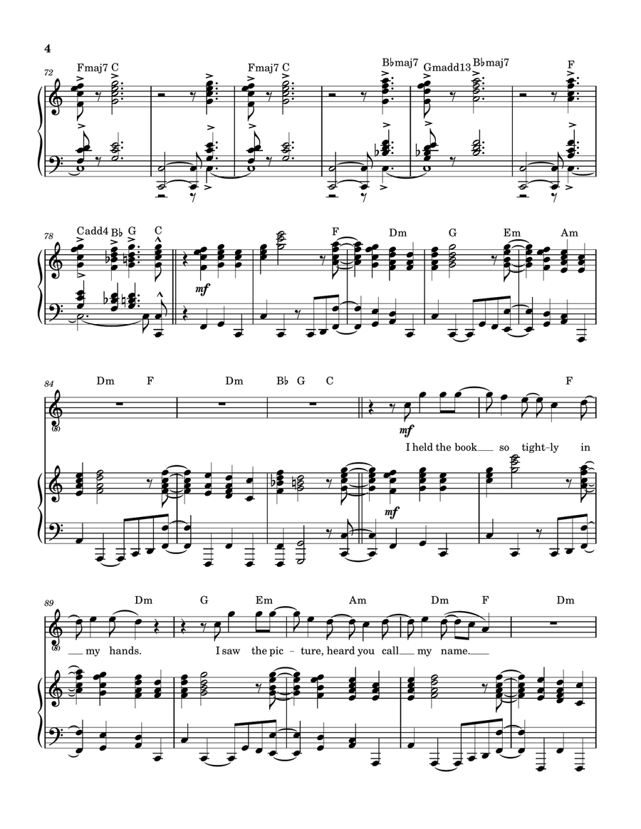 Behind The Lines Behind The Lines Piano, Vocal, Guitar scores gallery preview page 5