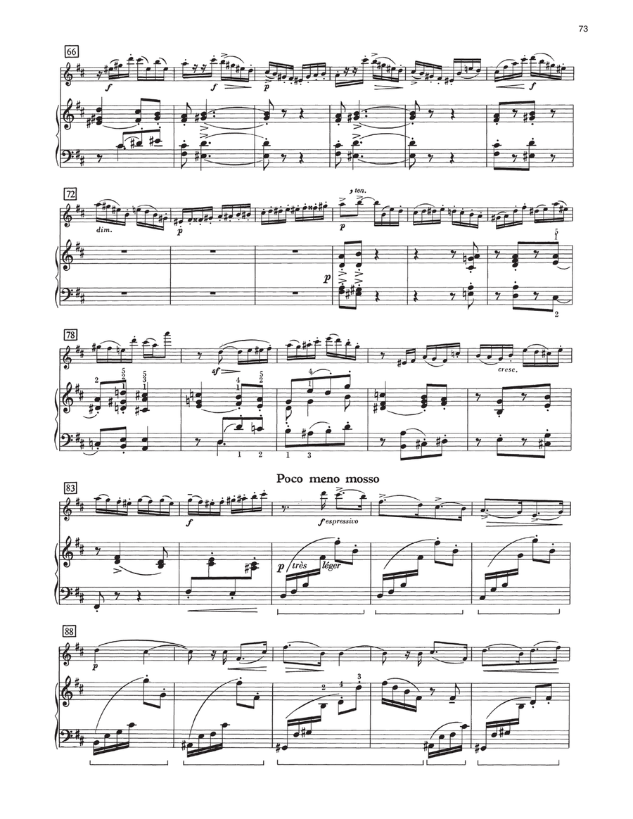 Andante Pastoral Et Scherzettino Flute Solo scores gallery preview page 5