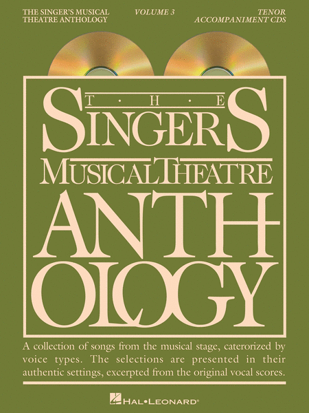 The Singer's Musical Theatre Anthology - Volume 3 - Tenor (CD only) image number null