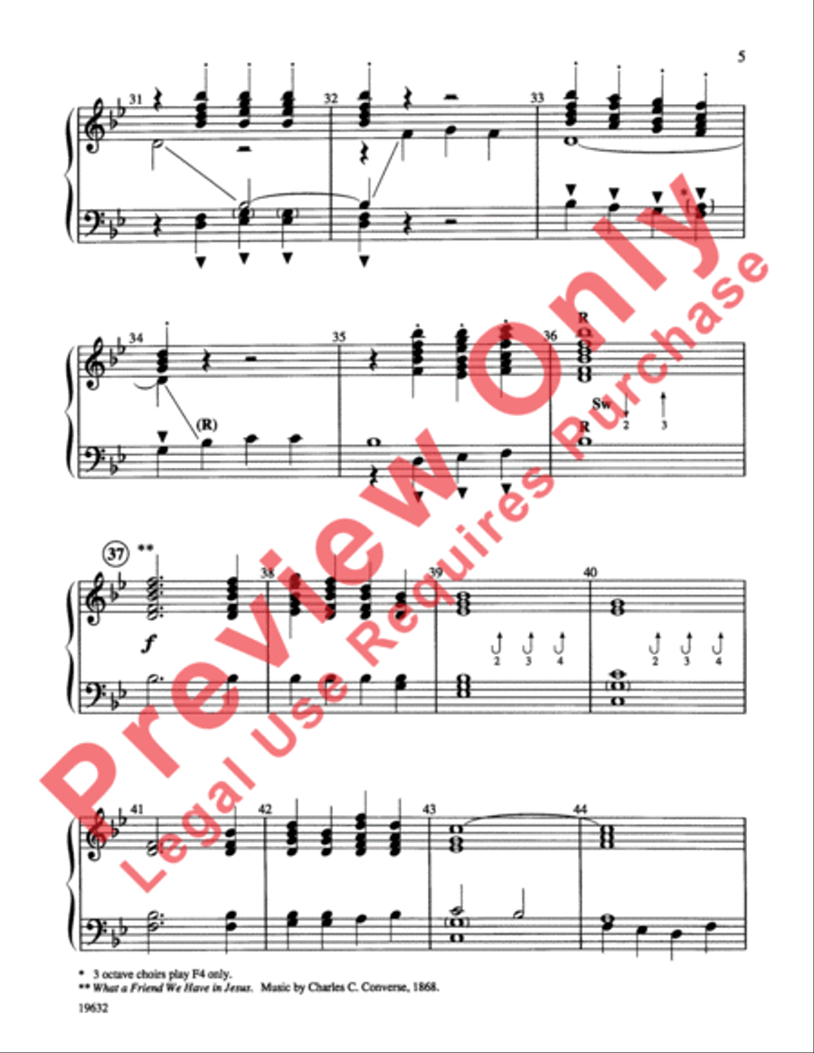 My Friend, Jesus Handbell Choir scores gallery preview page 6