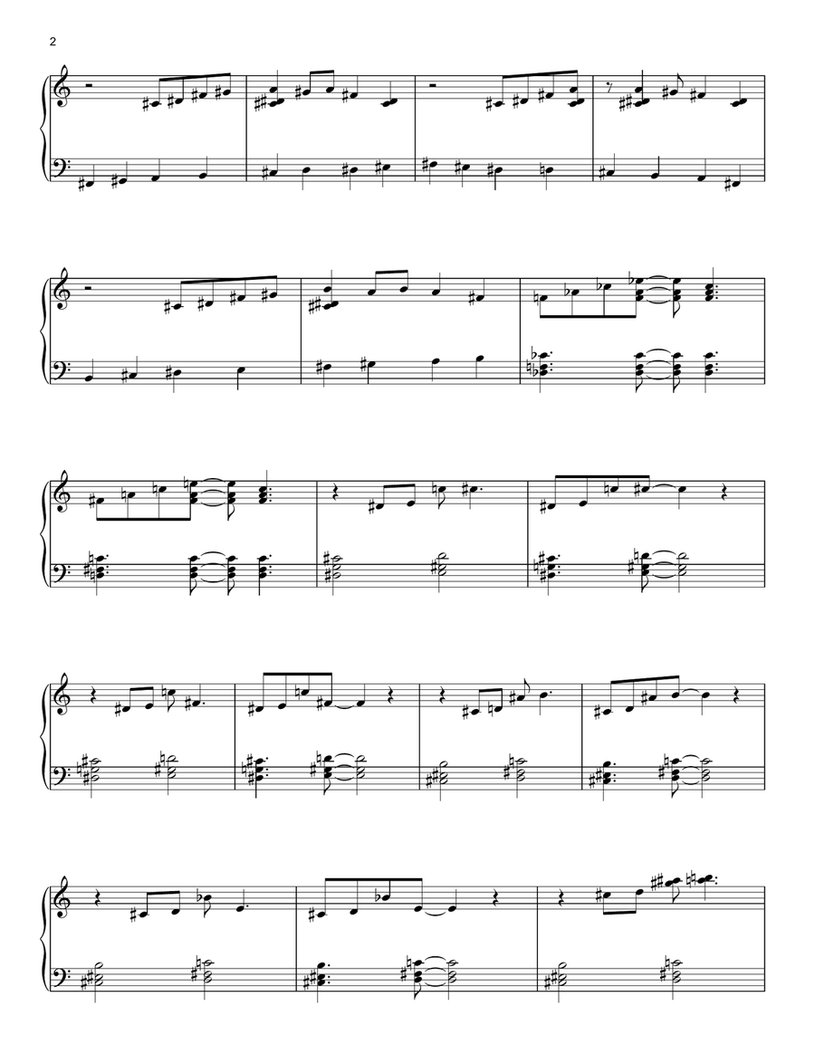 Epistrophy Epistrophy Piano Solo scores gallery preview page 2