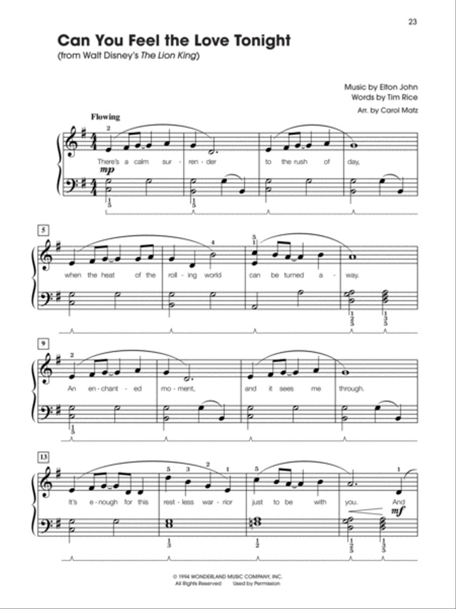Pop & Movie Hits A to Z Pop & Movie Hits A to Z Easy Piano scores gallery preview page 10