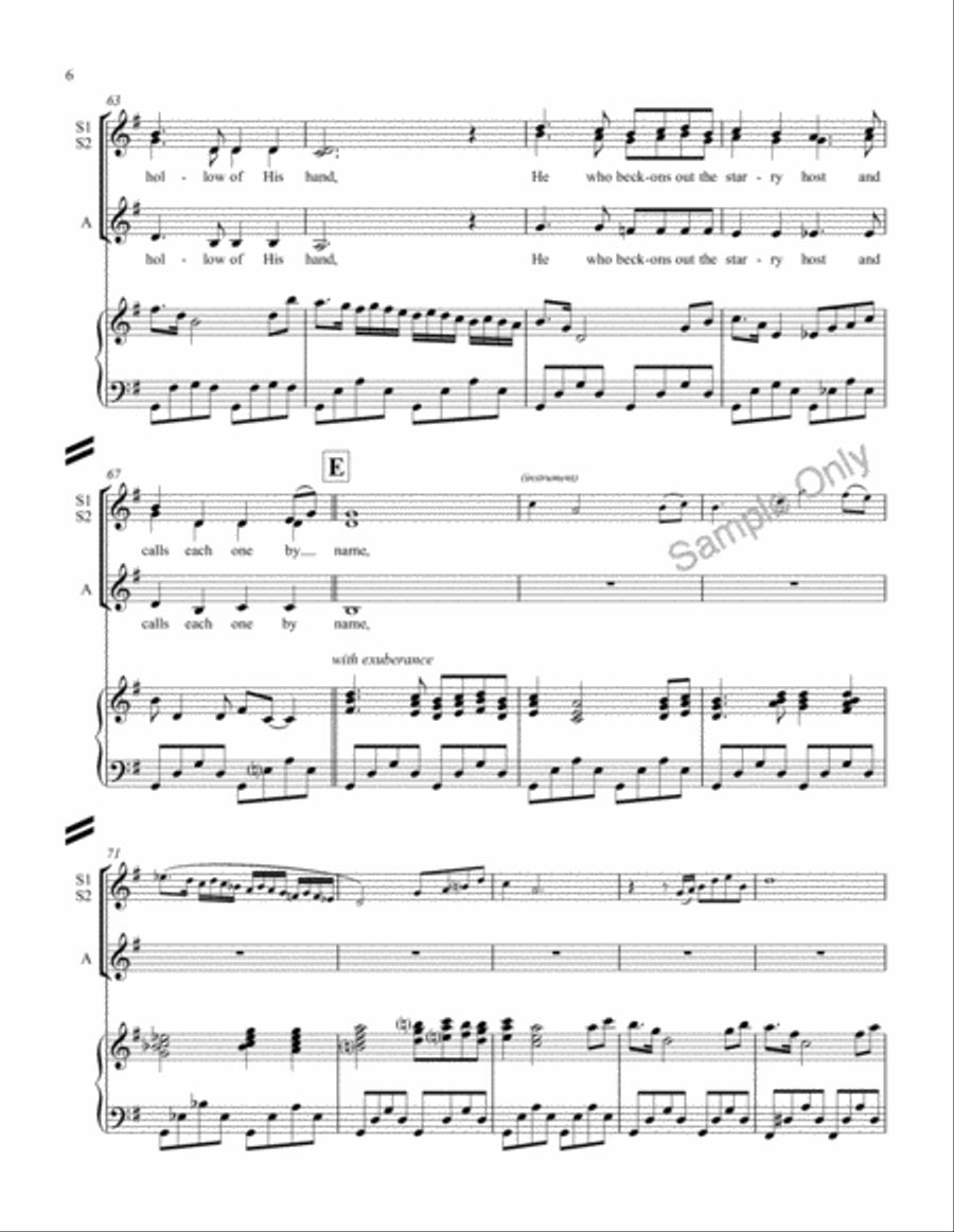 Be Still And Consider Be Still And Consider SSA scores gallery preview page 6