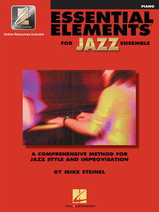 Book cover for Essential Elements for Jazz Ensemble – Piano