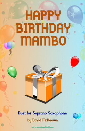 Happy Birthday Mambo, for Soprano Saxophone Duet