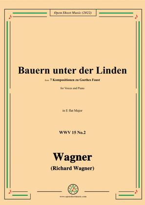 R. Wagner-Bauern unter der Linden,WWV 15 No.2,in E flat Major