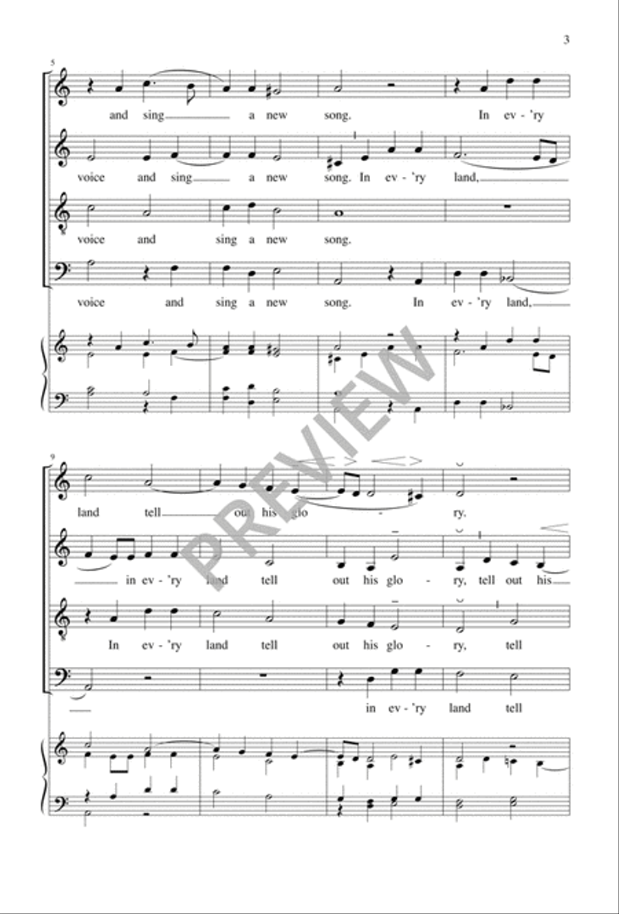 Lift Up Your Voice Lift Up Your Voice 4-Part scores gallery preview page 3