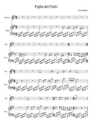 Cacciapaglia - Figlia del Cielo (arr. piano&violin)