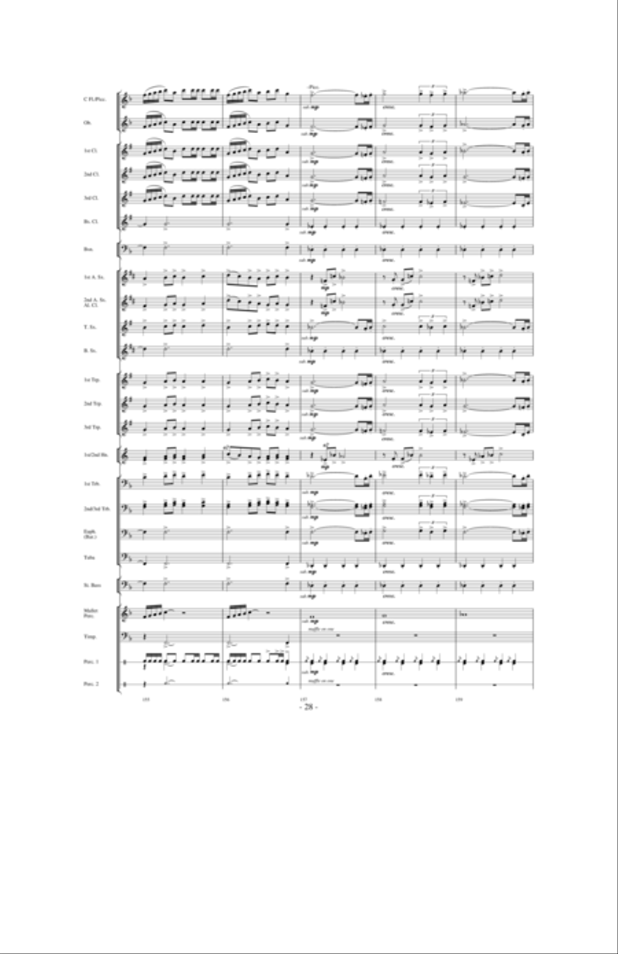 Flight of Valor Concert Band scores gallery preview page 27
