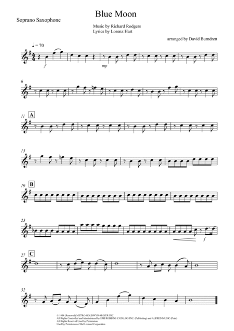 Blue Moon Woodwind Quartet scores gallery preview page 3