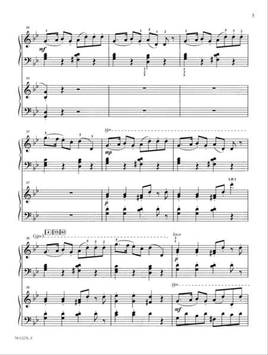 A First Concerto in D Minor Piano scores gallery preview page 4