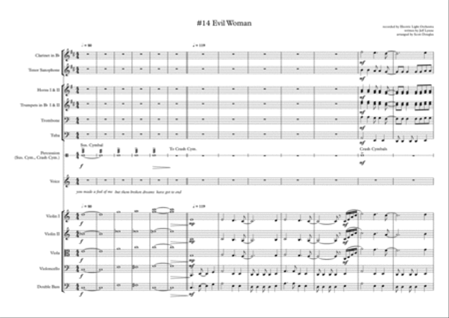 Evil Woman Evil Woman Large Ensemble scores gallery preview page 2
