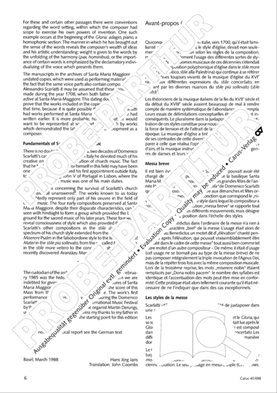Messa breve SSATB scores gallery preview page 7