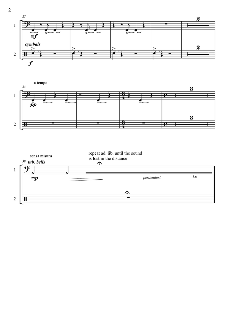 Fantasy for trombones & percussion - set of parts Percussion Ensemble scores gallery preview page 5