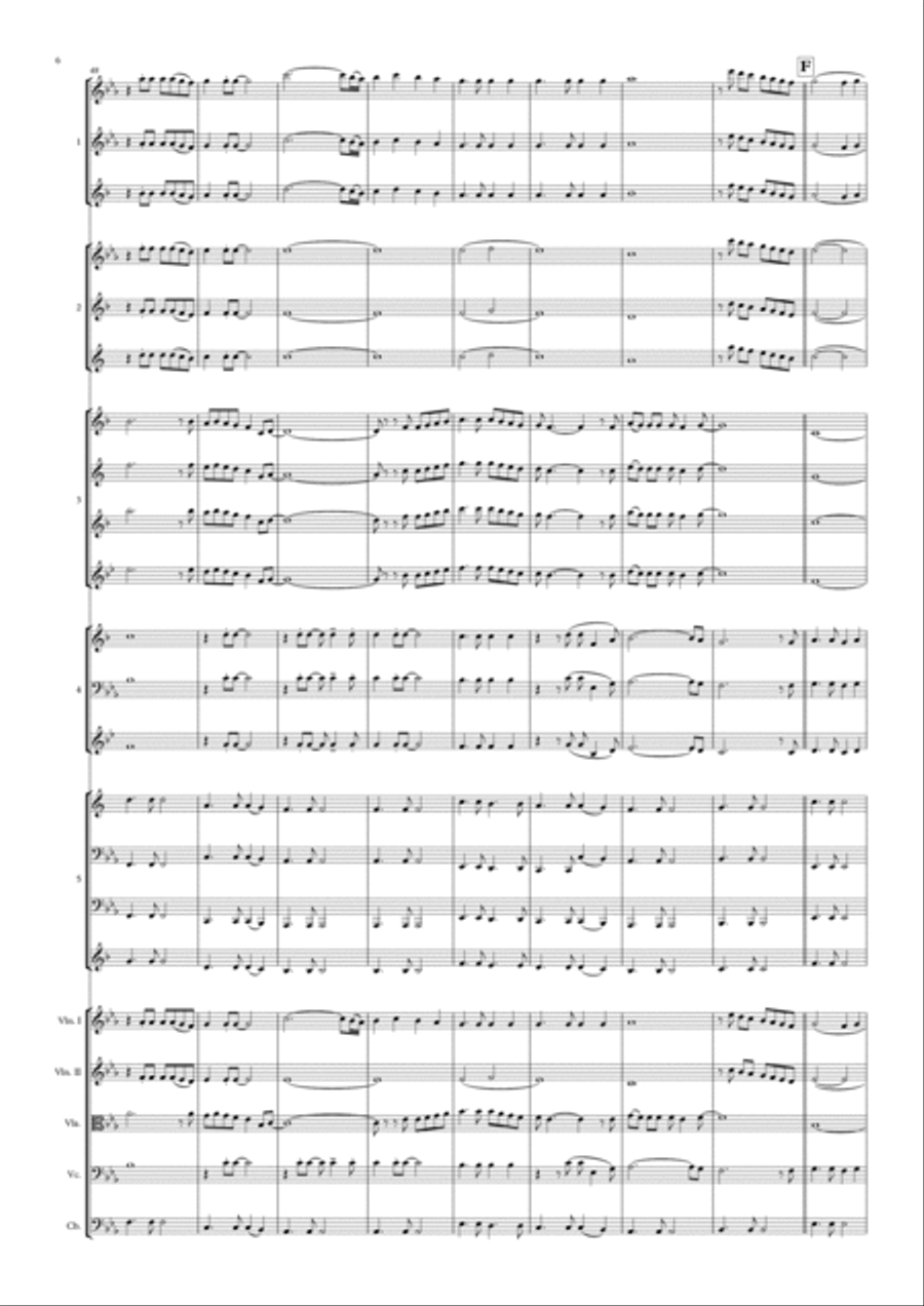 A Winter's Tale Concert Band scores gallery preview page 6