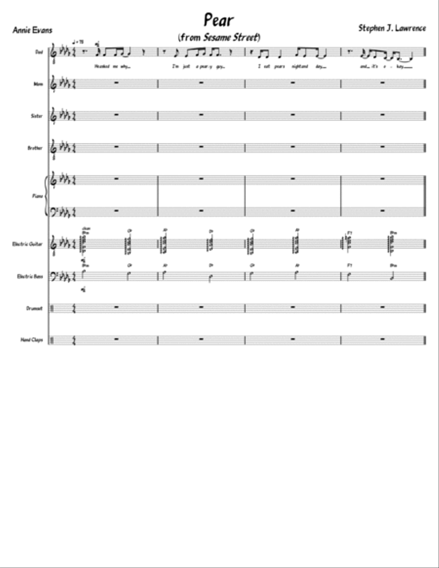 Sesame Street: A Musical Celebration - Score Only Jazz Ensemble scores gallery preview page 1