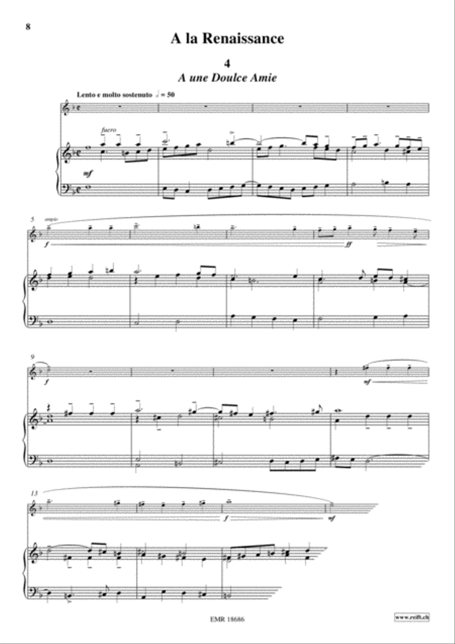 Au Fil Du Temps Violin scores gallery preview page 7
